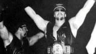 The Road Warriors in their original garb.